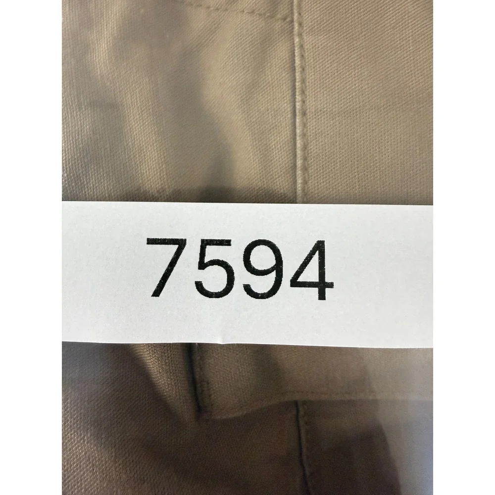 Tru Spec Size 42/30 L Cargo Cropped Capri Pants Brown Button Zip Outdoor‎